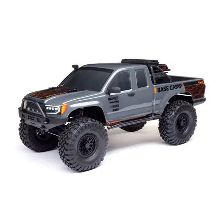 Axial 1/10 Scx10 Iii Base Camp 4X4 Rock Crawler Brushed Rtr, Gray 1