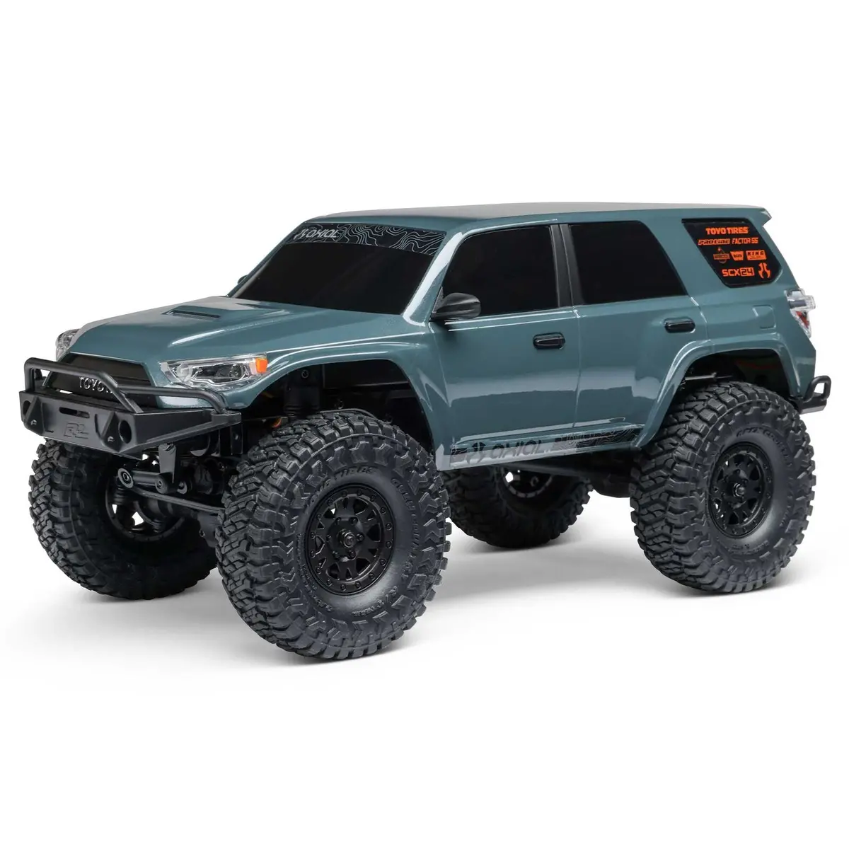 Axial 1/24 1/24 Scx24 Toyota 4Runner 4X4 Rtr Brushed Rock Crawler (Battery & Charger Included), Gray 1