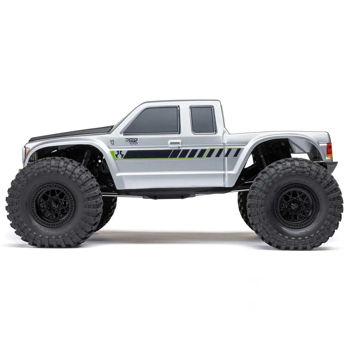 Axial 1/10 Scx10 Iii Coyote 4X4 Rtr Brushed Rock Crawler, Silver 2