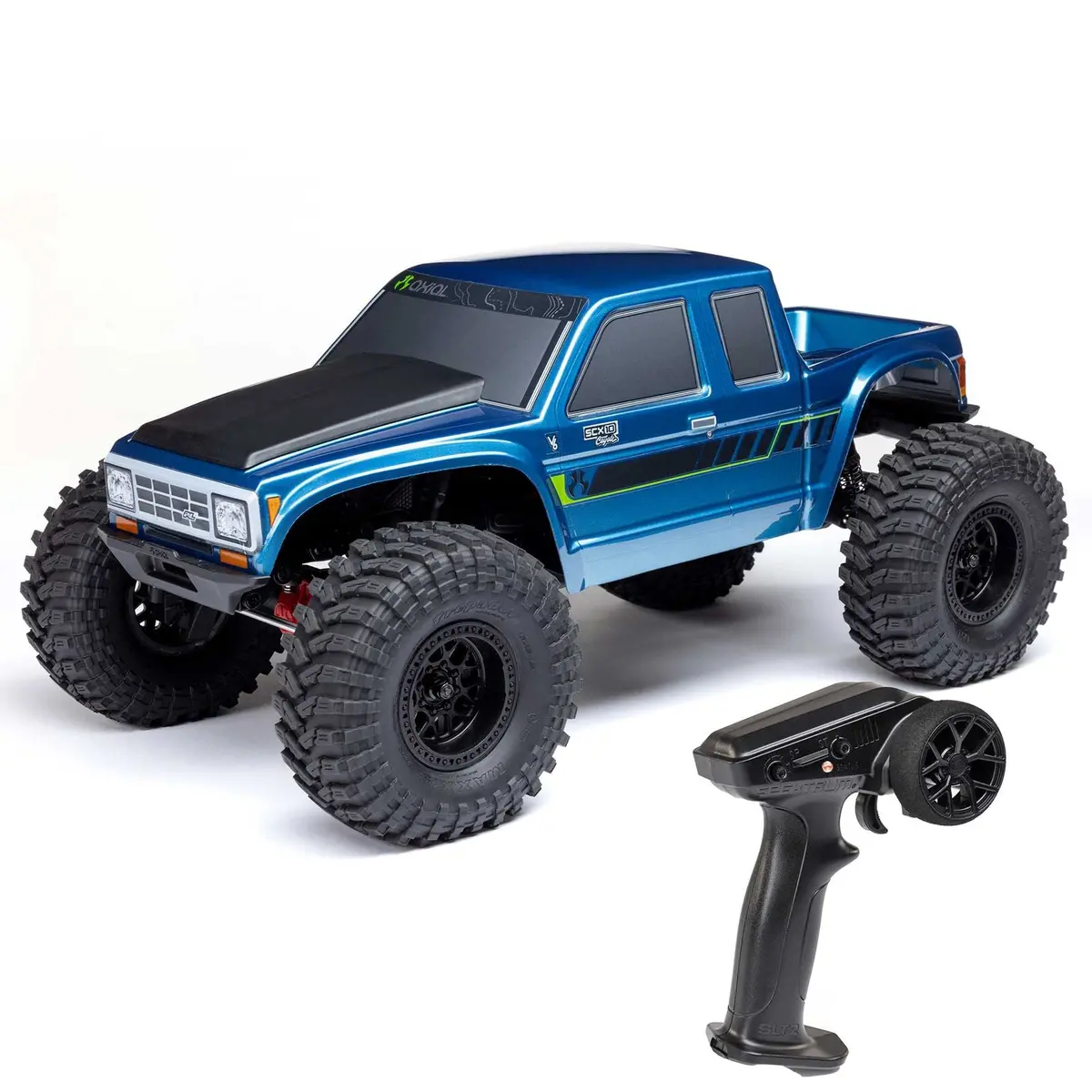 Axial 1/10 Scx10 Iii Coyote 4X4 Rtr Brushed Rock Crawler, Blue 1