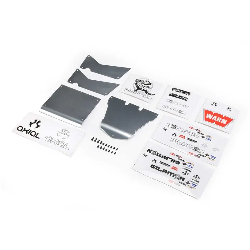 Axial Body Panel Set, Aluminum: Gilamon Axp8 1