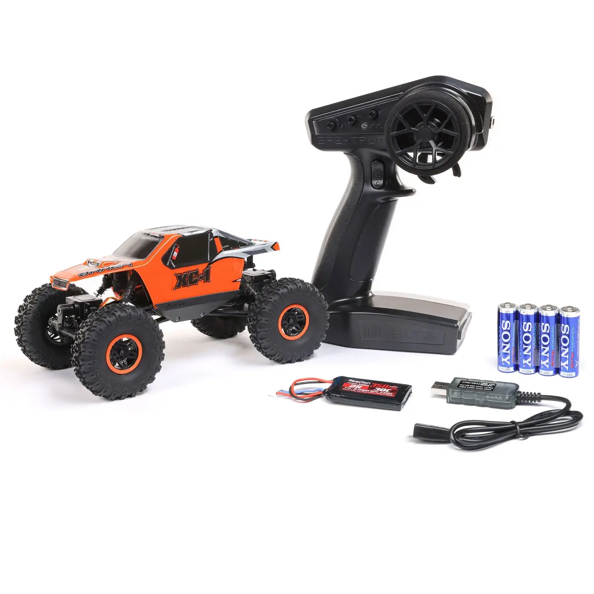 Axial 1/24 Ax24 Xc-1 4Ws Crawler Brushed Rtr, Orange 2