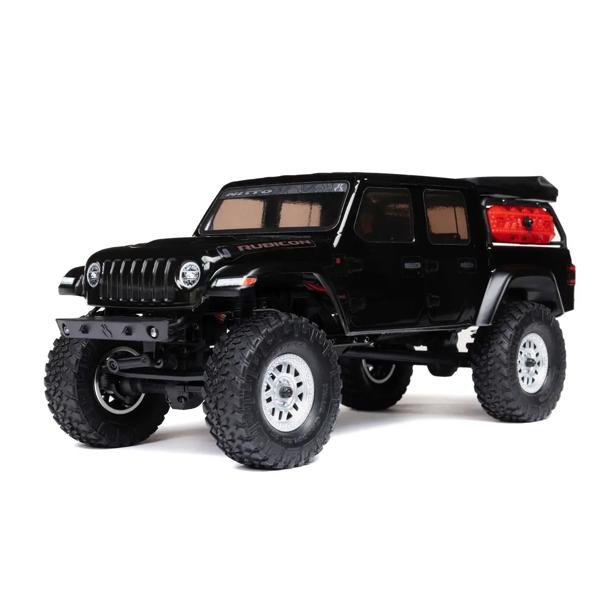 Scx24 Jeep Gladiator 4Wd Rock Crawler Rtr, Black 1
