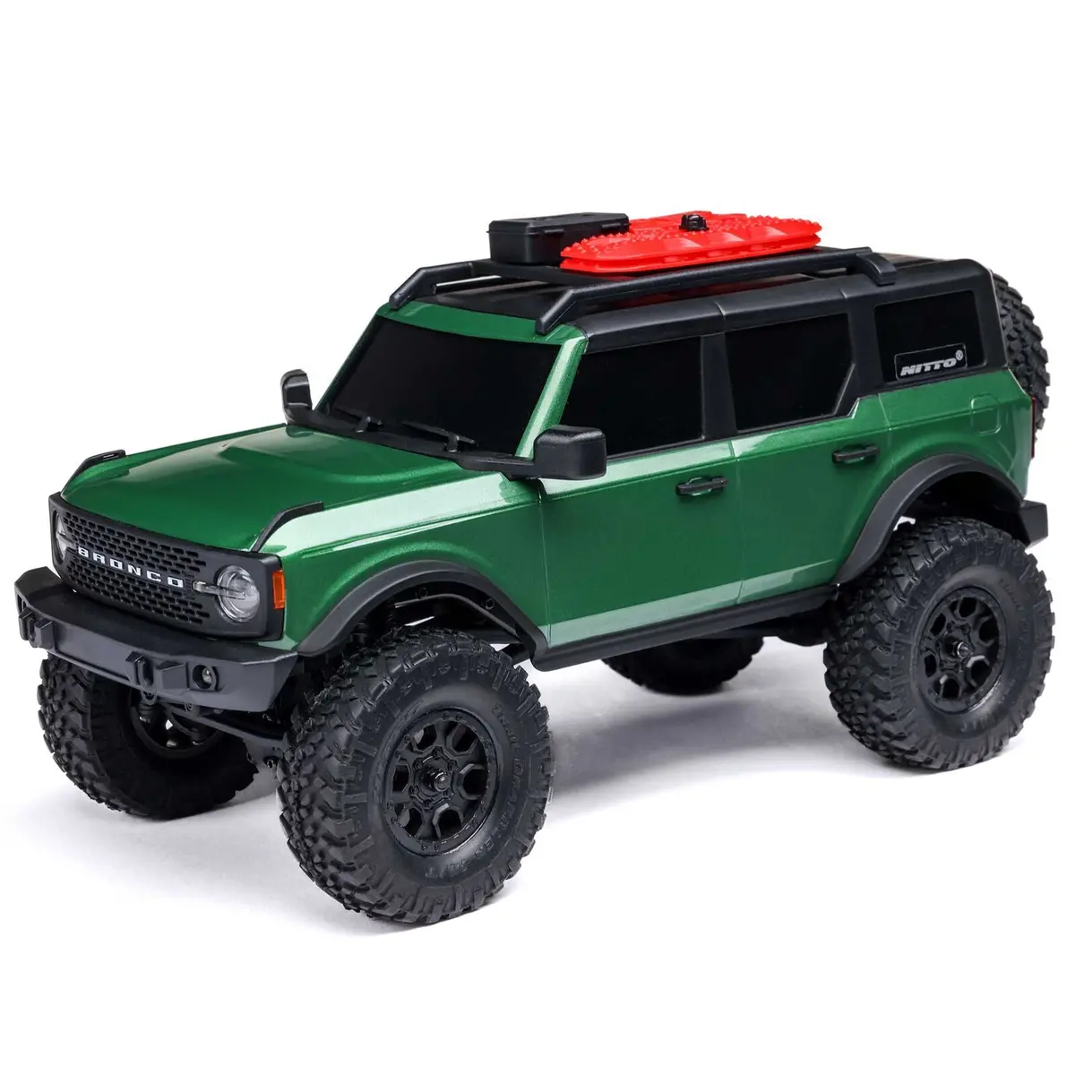 Axial 1/24 Scx24 Ford Bronco 4X4 Rtr Brushed Rock Crawler (Battery & Charger Included), Green 1