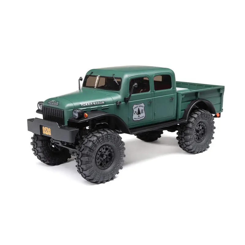 Scx24 40'S 4 Door Dodge Power Wagon, Green: 1/24 4Wd-Rtr 1