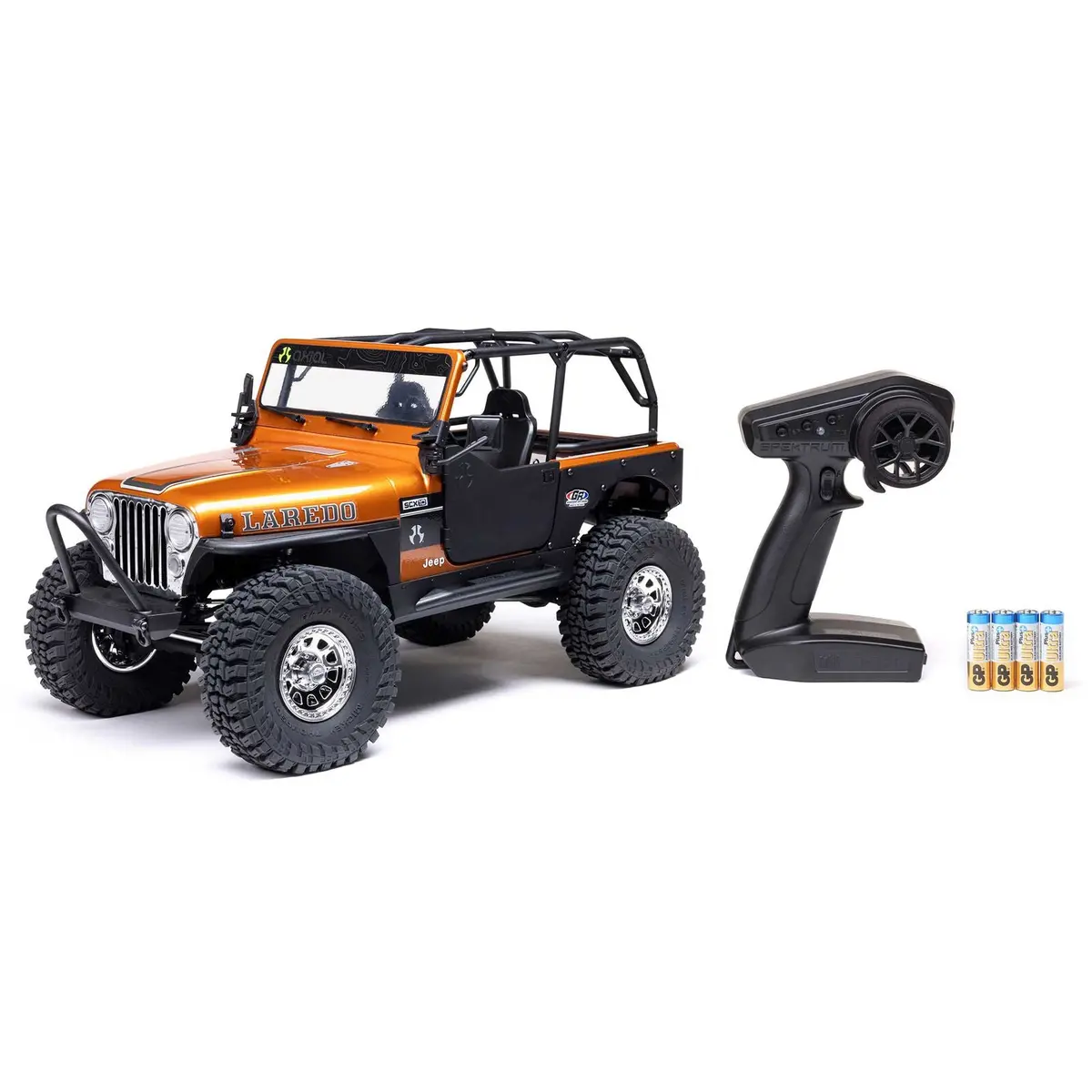Axial 1/10 Scx10 Iii Jeep Cj-7 4X4 Rtr Brushed Rock Crawler, Copper 1