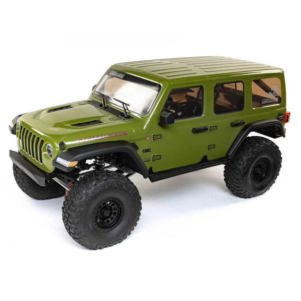 1/6 Scx6 Jeep Jlu Wrangler 4Wd Rock Crawler Rtr: Green 1