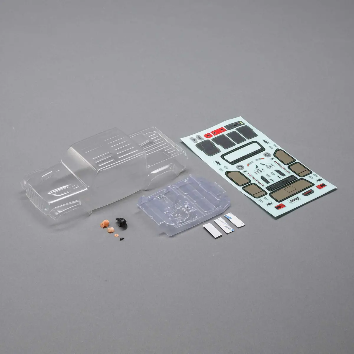 Jeep Jt Gladiator Body Set, Clear:Scx24 1
