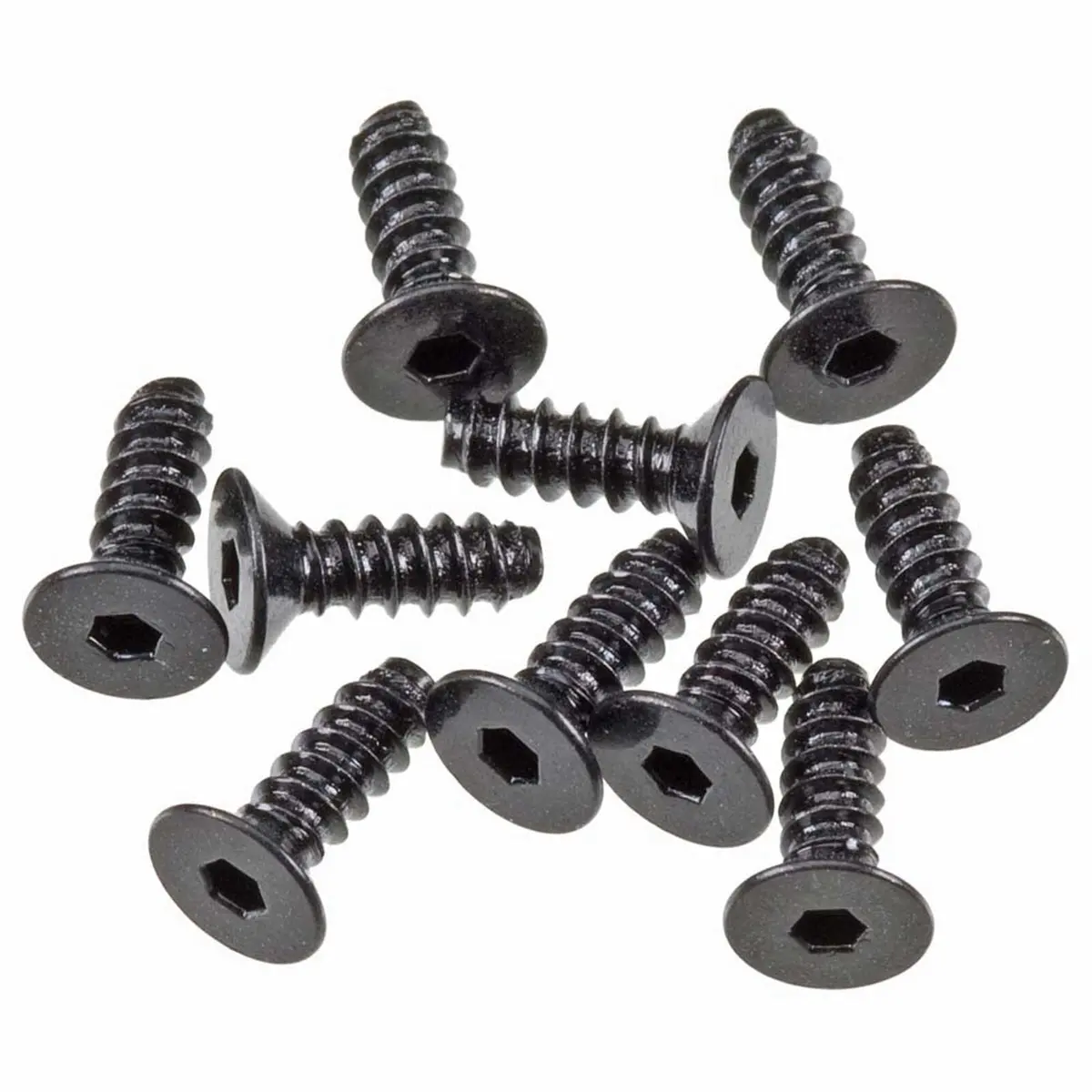 Axa0413 Hex Sckt Tapping Flat Hd M2.6X8mm Blk(10) 1