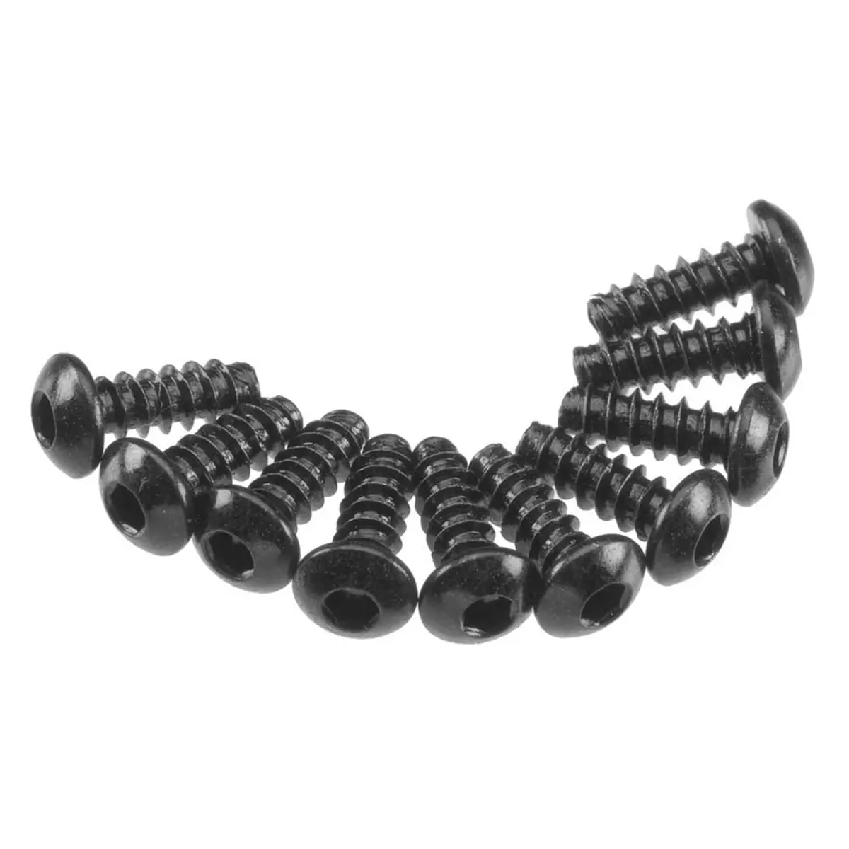 Axa434 Hex Tap Button Head M3x8mm Black (10) 1