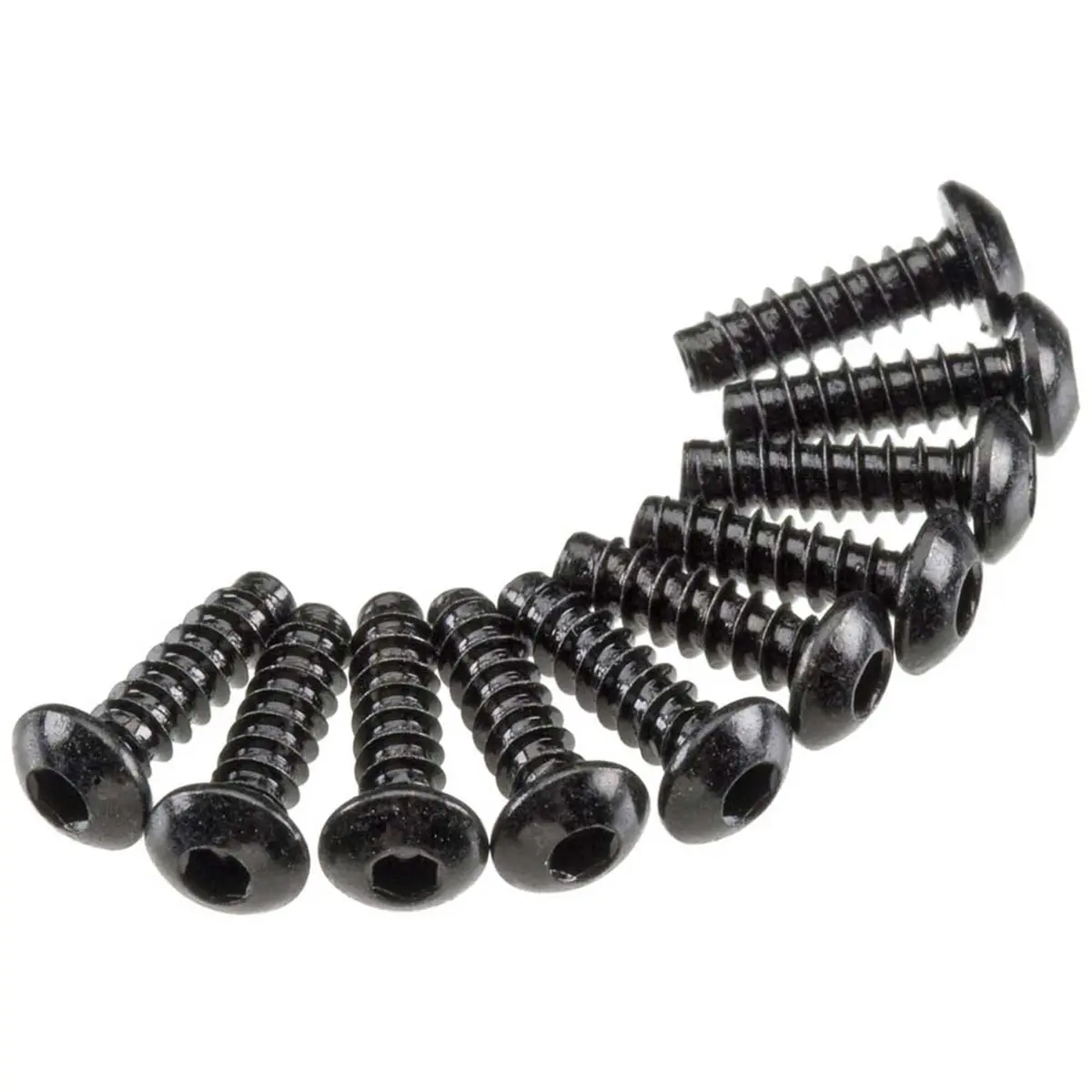 Axa435 Hex Tap Button Head M3x10mm Black (10) 1