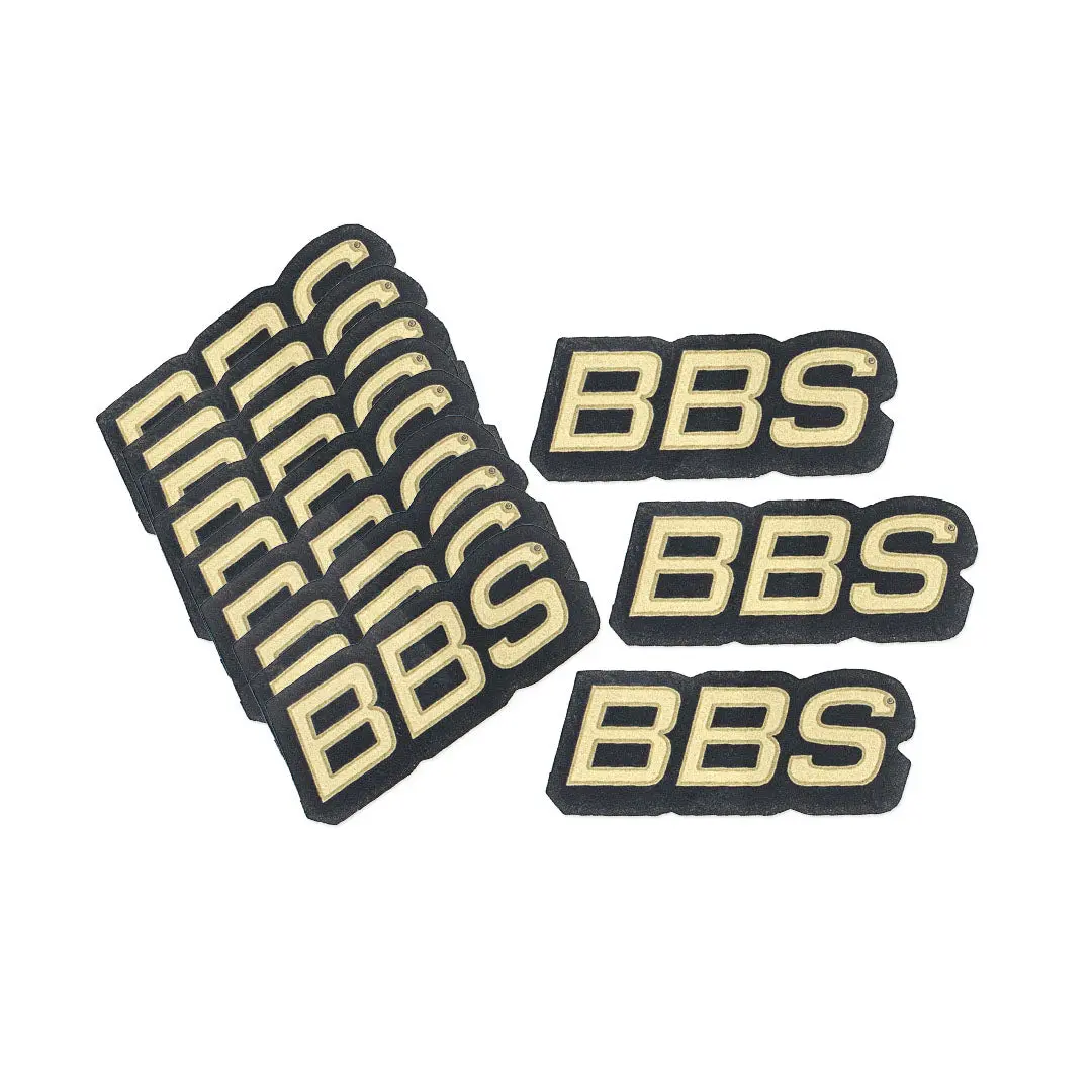 Bbs Lip Decals - Black / Gold - Set Of 12 1