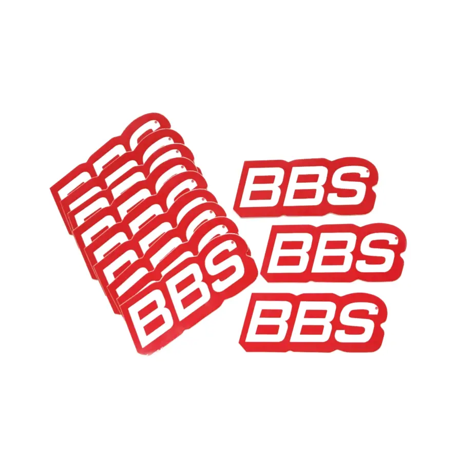 Bbs Lip Decals - Red/White - Set Of 12 1