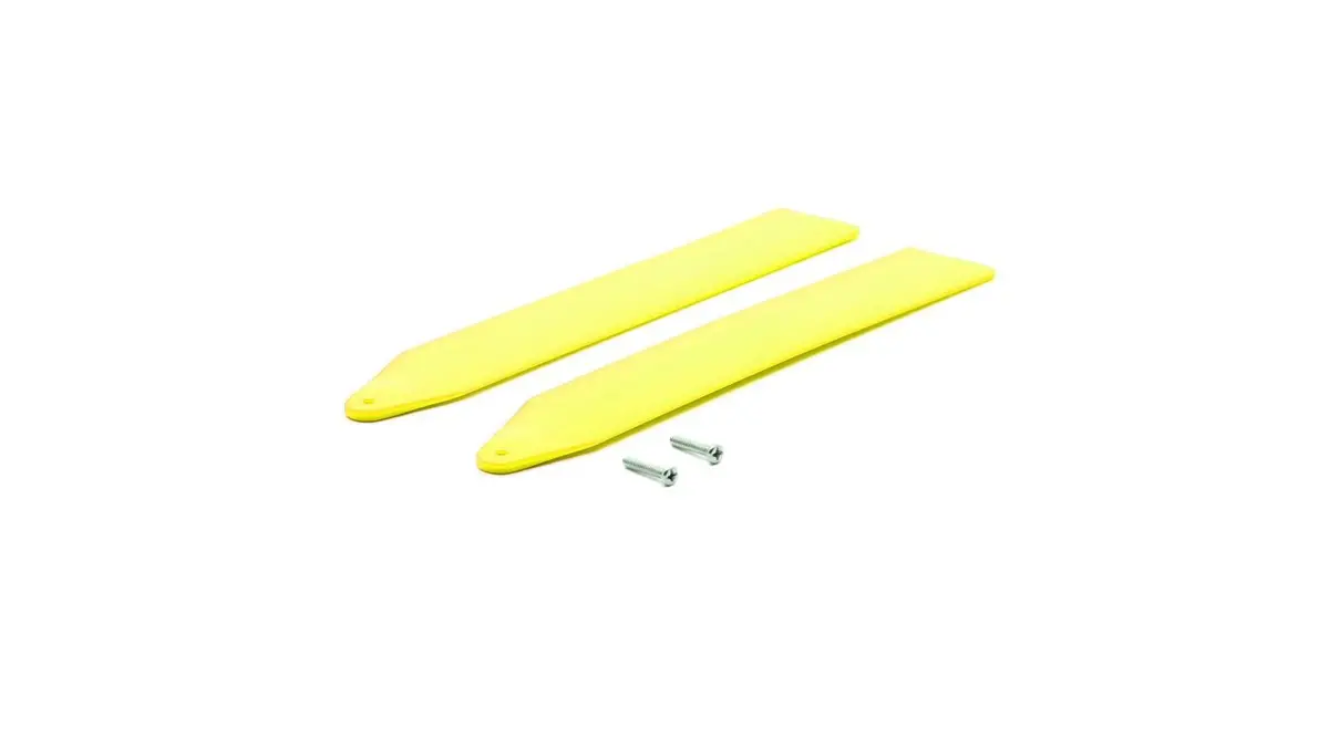 Blade Main Rotor Blade Set, Yellow: 1