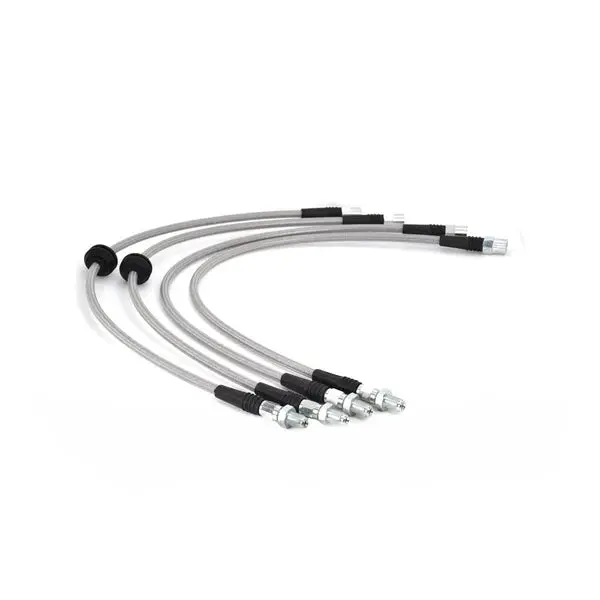 Tech-53 Front/Rear Stainless Steel Complete 4 Brake Line Kit (E46 Non-M) 1