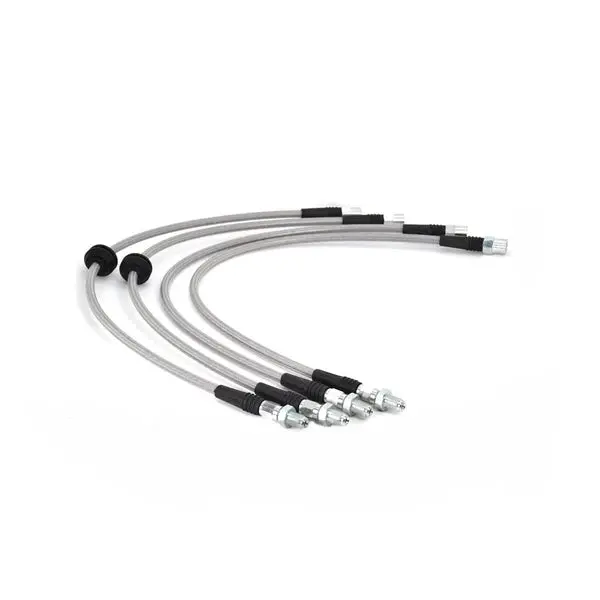 Tech-53 Front/Rear Stainless Steel Complete 4 Brake Line Kit (E36) 1