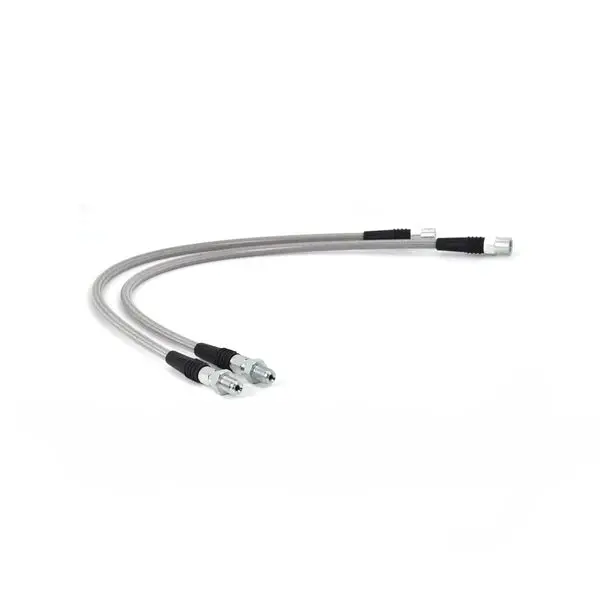 Tech-53 Rear Stainless Steel Brake Line Pair (E36) 1