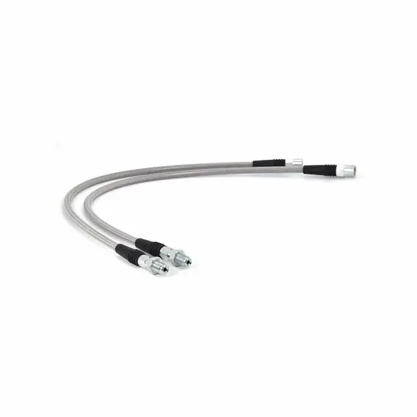 Tech-53 Rear Stainless Steel Brake Line Pair (Bmw E82/E9x Non-M) 1