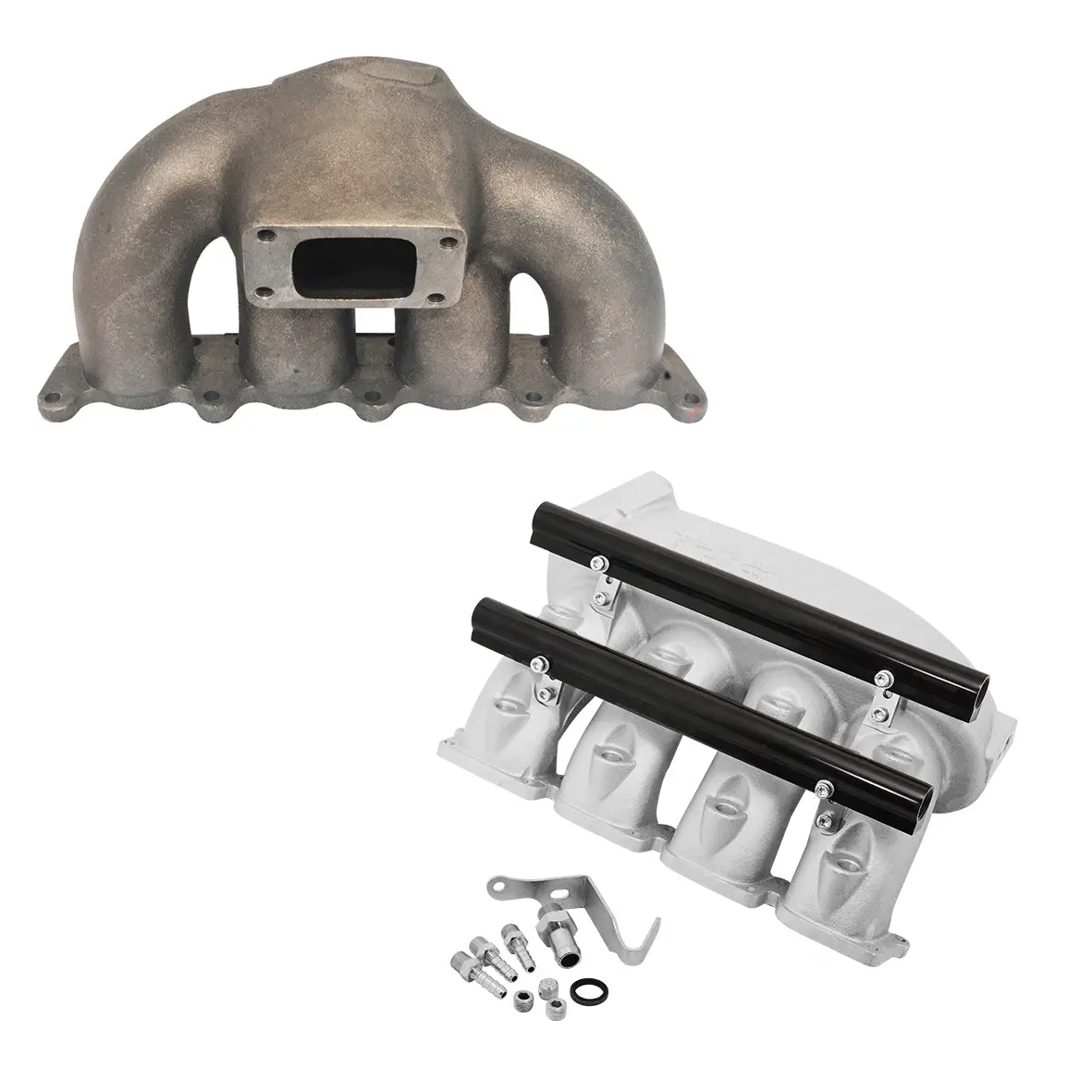 Vw Mkiv Gti T3 Turbo Manifold + Cast Aluminum Intake Manifold 1