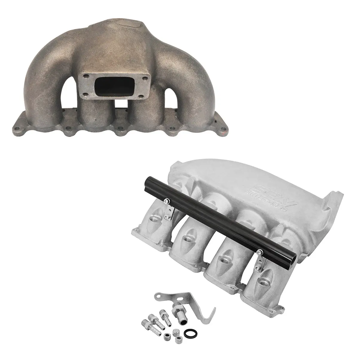 Vw Mkiv Gti T3 Turbo Manifold + Cast Aluminum Intake Manifold 1