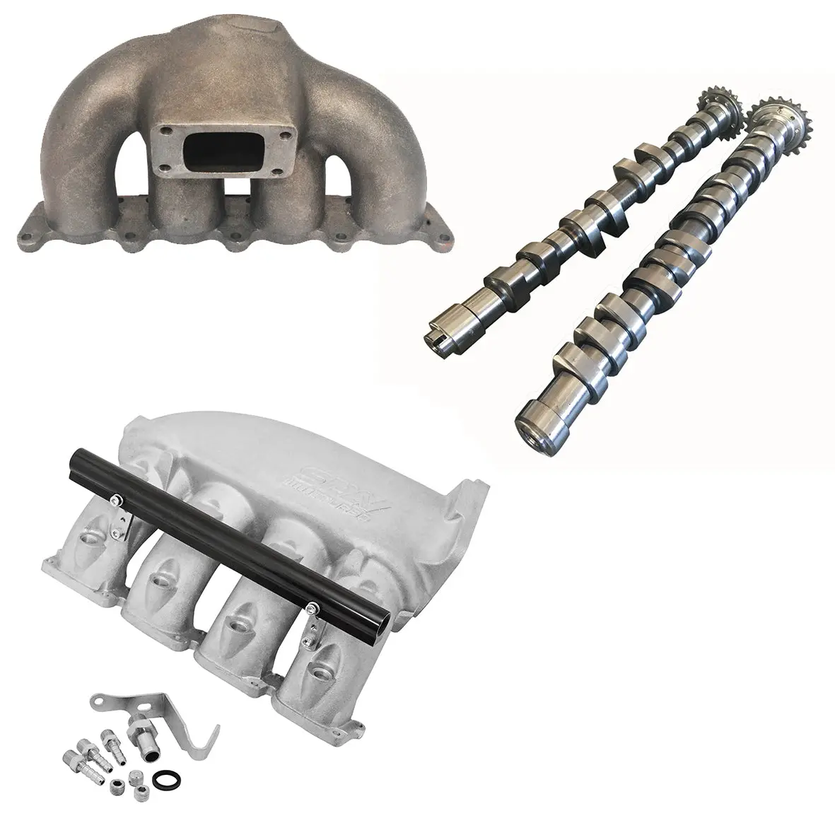 Vw Mkiv Gti T3 Turbo Manifold + Cast Aluminum Intake Manifold + 252 / 260 High Performance Camshaft Set 1