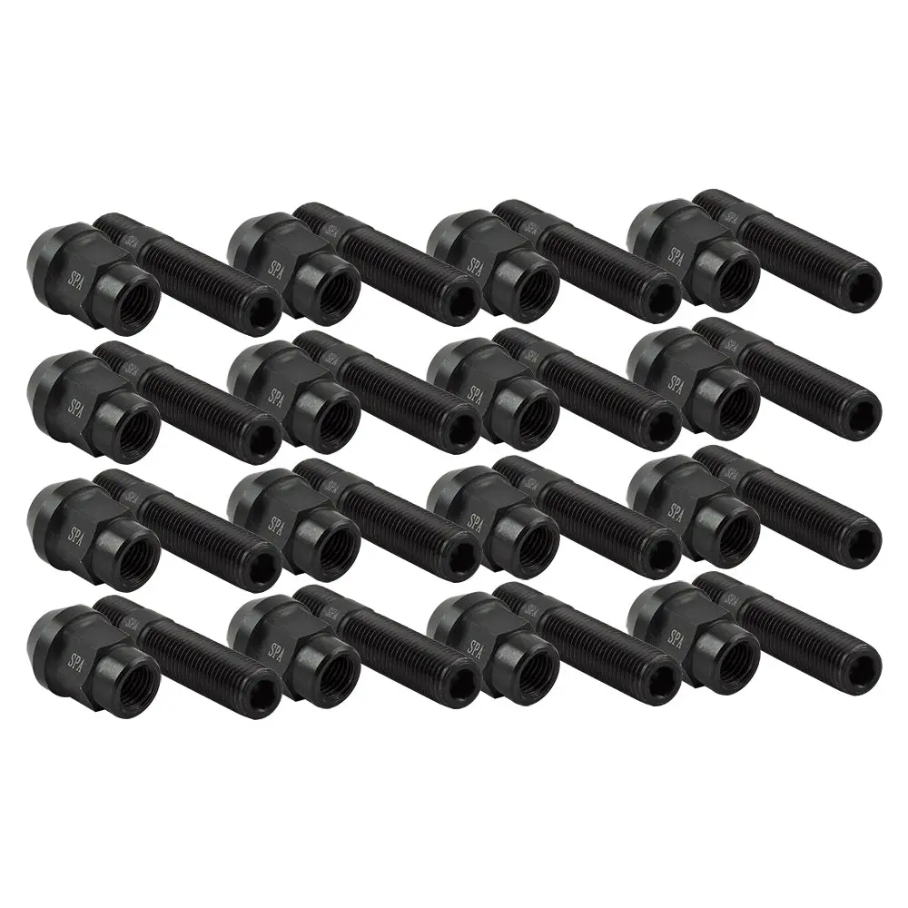 Spa Turbo Forged Wheel Stud And Nut Competition Type 62Mm M12x1.5 – Pack Of 16 1