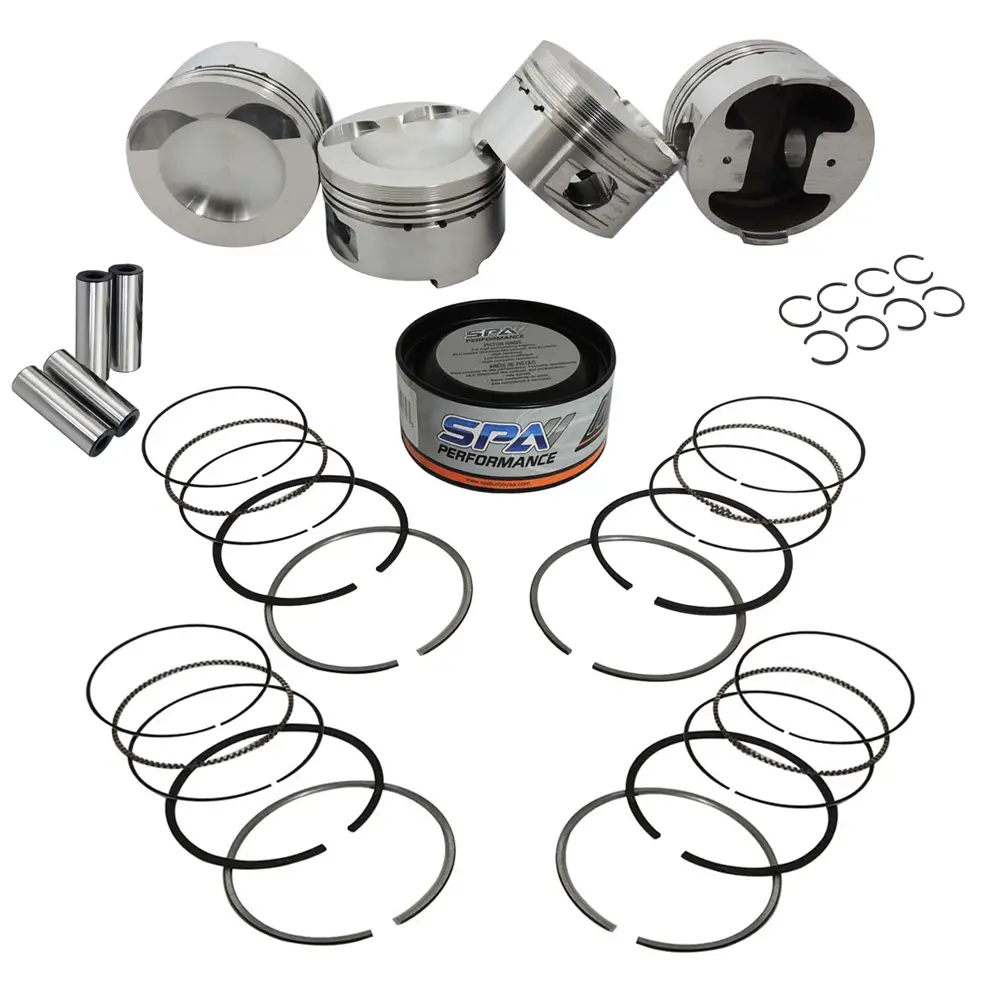 Spa Turbo Forged Piston And Rings Set 83.5Mm Vw/Audi 2.0L Tsi 20Mm Pin 1