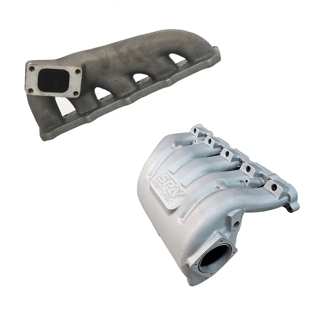 Vw 5 Cyl 2.5L 20V Fsi T3 Turbo Exhaust Manifold + Intake Manifold 1