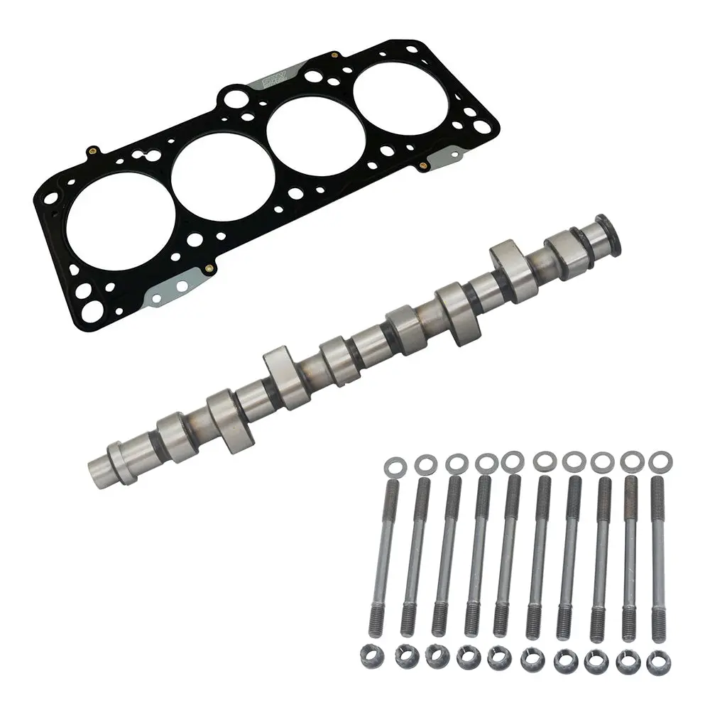 Vw 8V 266 Na Or Turbocharged Engines Hydraulic Tappets Performance Camshaft + High Compression Head Gasket - 0.9Mm + 136Mm Head Stud Set 1