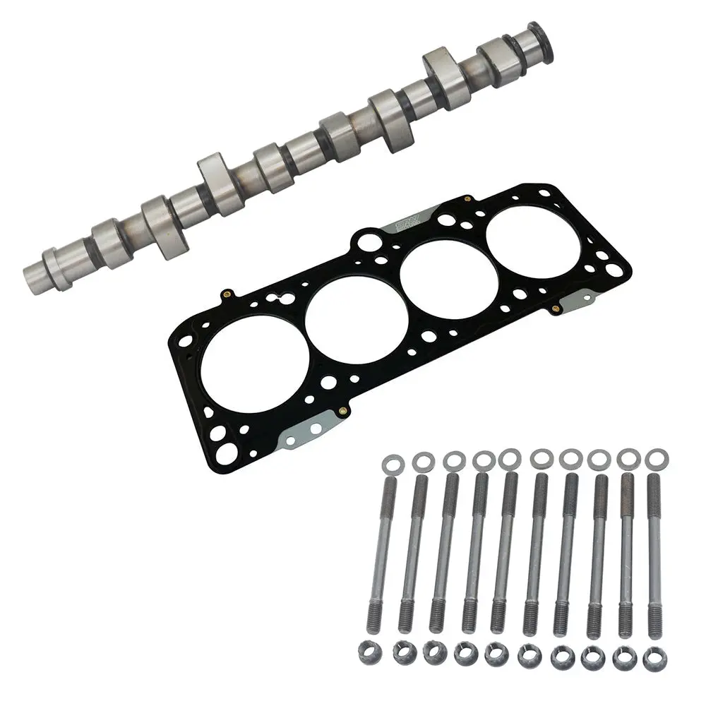 Vw 8V 266 Na Or Turbocharged Engines Hydraulic Tappets Performance Camshaft + High Compression Head Gasket - 0.5Mm + 118Mm Head Stud Set 1