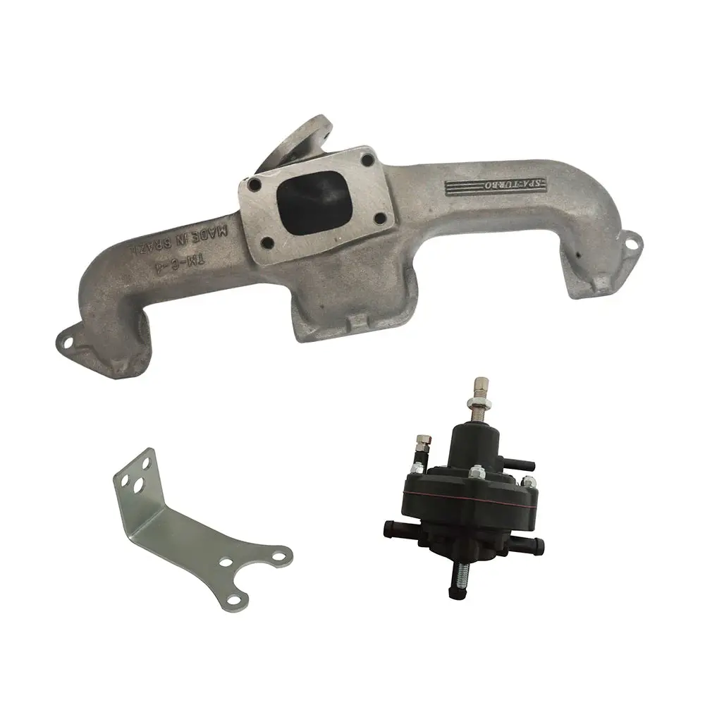 Spa Turbo Chevy Ii 153 Cid Vortec 3.0L T3 Turbo Exhaust Manifold + 0-30 Psi Adjustable Fmu 1