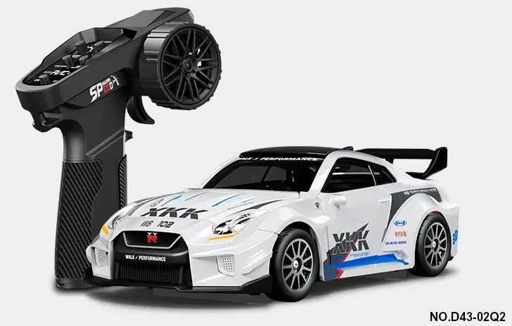 Rc Pro 1:43 R/C Alloy Drift Car – Mecha War White 1