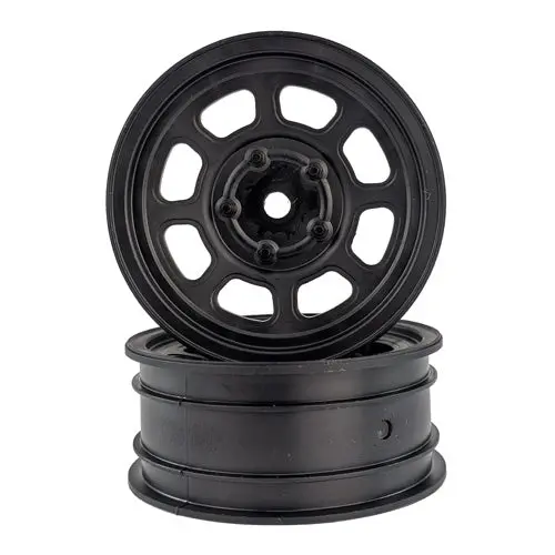 De Racing Speedway Buggy Wheels – Front (Black, 4Pcs) For Ae B6 / Custom Works 4 1