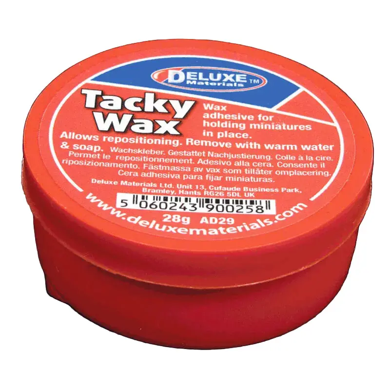 Deluxe Materials Dlmad29 Tacky Wax (28G) – Precision Adhesive Wax  Dlmad29 1