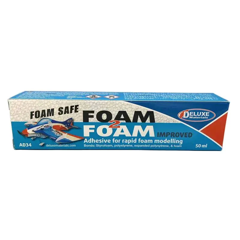 Deluxe Materials Foam 2 Foam, Foam Safe Glue 50Ml: Epo, Eps, Wood 1