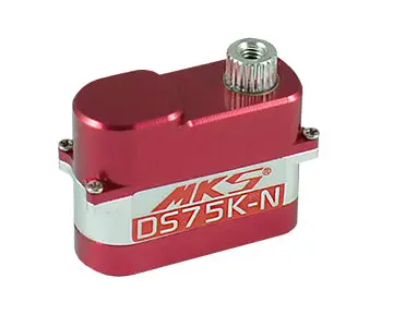 Mks Servos Ds75k-N Titanium Gear High Speed Glider Wing Servo W/Aluminum Case (No Tabs) 1