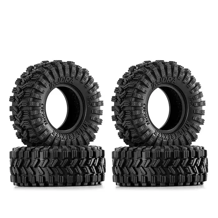Injora 0.7" 35*14Mm King Trekker Tires For 1/30 Scx30 (T7014) (4) 1