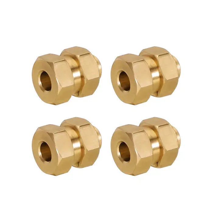 Injora 4Pcs Brass Wheel Hex Hub +5Mm Extenders For Axial Scx24 Ax24 1
