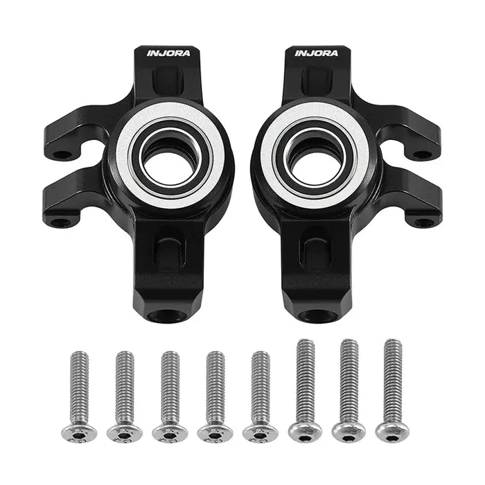 Injora Aluminum Steering Knuckles For Arrma 1/14 Typhon Grom 1/18 Granite Grom 1