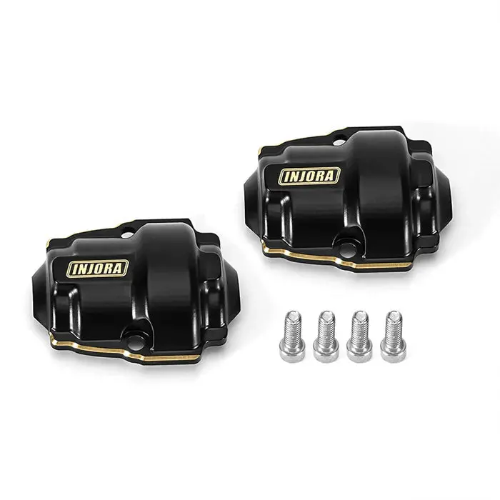 Injora Brass Front Rear Diff Covers For 1/18 Redcat Ascent-18 (Asc18-07) 1