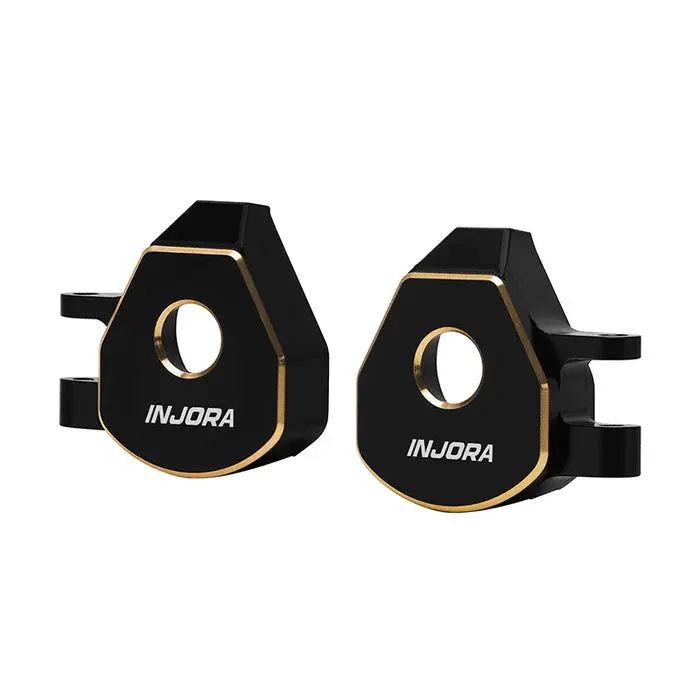 Injora Black Coating Brass Steering Knuckles For 1/32 Redcat Ascent-32 (Asc32-06) 1