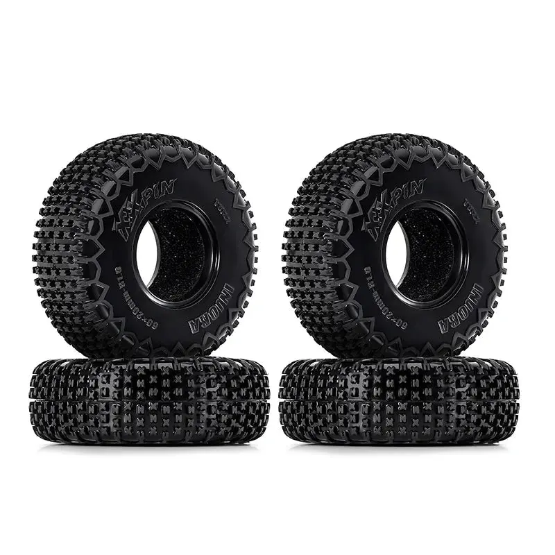 Injora 1.0" Xhx Pin Tires (4) (60*20Mm) 1