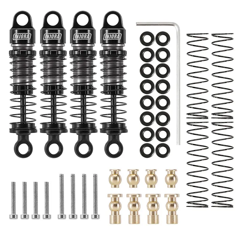 Injora 40Mm Big Bore Oil Shocks For 1/24 Scx24 Fcx24m 1