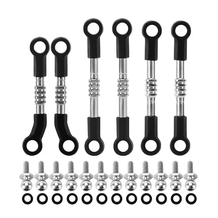 Injora Adjustable Stainless Steel Links Set For Losi Micro-B Micro-T 1