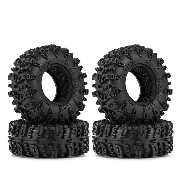 Injora 0.7" 36*14Mm Swamp Claw Tires For 1/30 Scx30 (T7019) 1