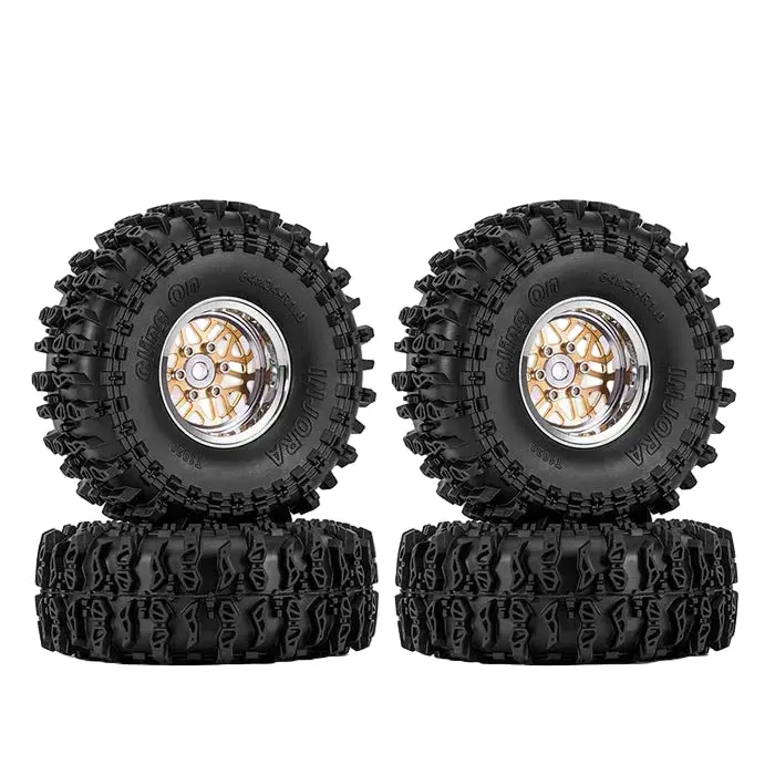 Injora 1.0" 64*24Mm -4.4Mm Offset Moduwheel Set For Micro Crawlers 1