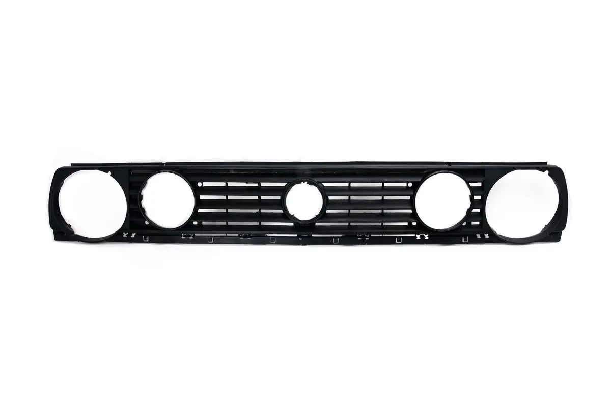 Mk2 5-Slat Quad Round Badged Grille (Black) 1