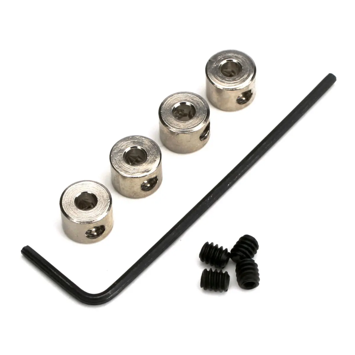 Du-Bro 3/32" Dura-Collars (4-Pack) – Precision Shaft Collars With Set Screws For Rc & Hobby Applications [Dub138] 1