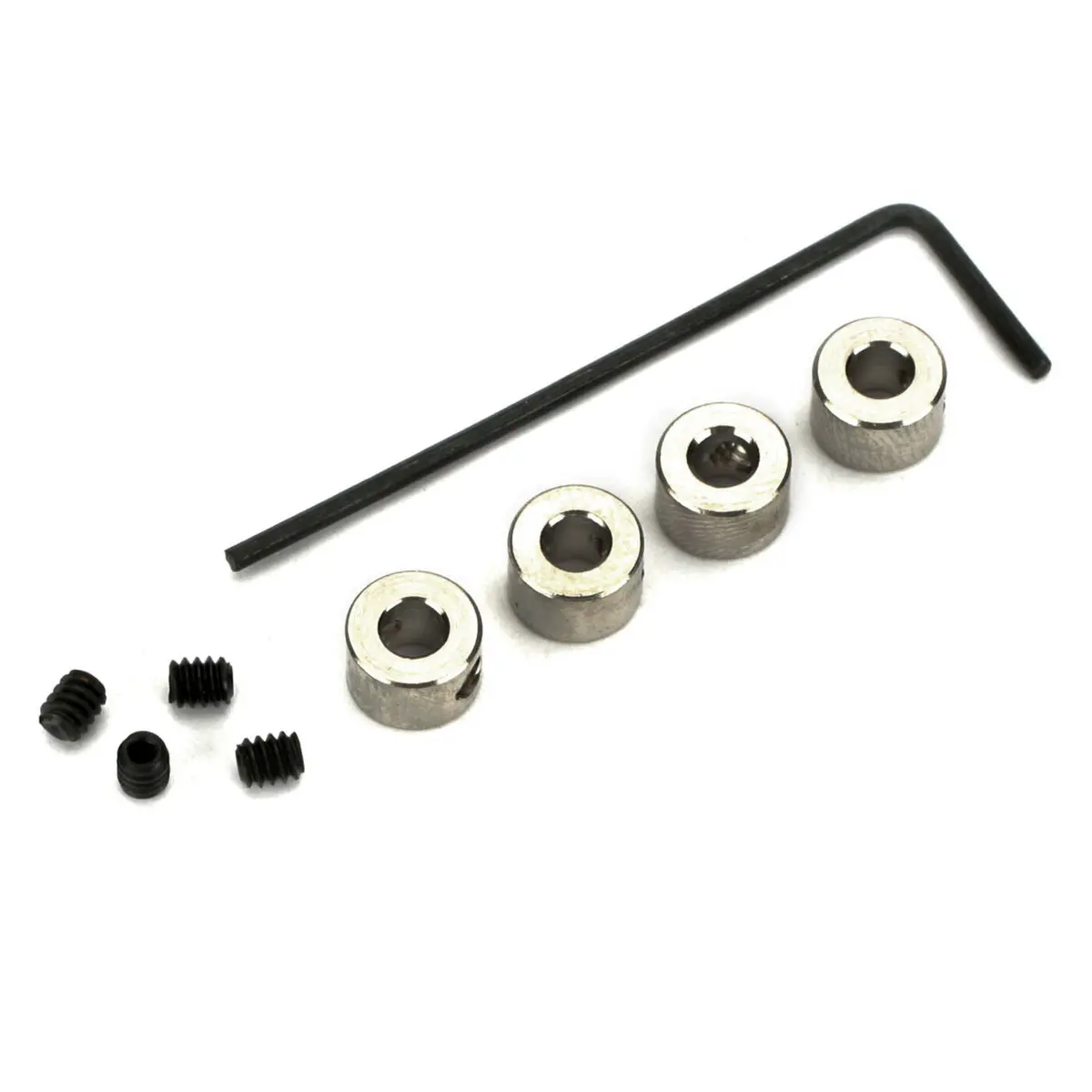 Du-Bro 1/8" Dura-Collars (4-Pack) – Steel Shaft Collars With Set Screws For Rc, Robotics & Mechanical Projects [Dub139] 1