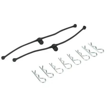 Body Klip Retainer,Black (2) 1